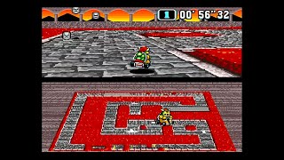 Super Mario Kart  Bowser Castle 2  14916 [upl. by Orest]