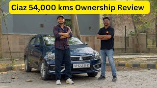 Maruti Suzuki Ciaz Ownership Review  54000 km 2024 Review [upl. by Onailimixam]