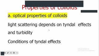 optical properties of colloidsCHEM201 [upl. by Herrington]