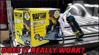 RAPTOR BED LINER REVIEW DOES IT REALLY WORK [upl. by Walke]