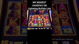 That time I got my Biggest Handpay on Buffalo Lightning Link Slot ❤️🎰🦬 vegas casino slots [upl. by Theadora302]