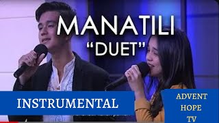 MANATILI DUET MINUS ONE  STILL INSTRUMENTAL [upl. by Clite408]