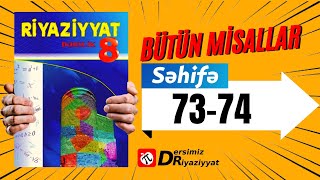 Riyaziyyat 8 ci sinif seh 7374 Dördbucaqlılar  dersimiz riyaziyyat [upl. by Adriana221]