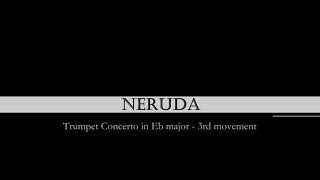 Neruda Trumpet concerto in E flat major 3rd movement  piano accompaniment [upl. by Nelrsa]