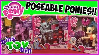 My Little Pony Explore Equestria Poseable Ponies Twilight Sparkle Rainbow Dash  Bins Toy Bin [upl. by Halet]