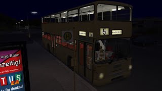 Omsi 2 Addon BerlinSpandau 1986  Route 5 Fernbahnhof Spandau  Nervenklinik PC [upl. by Aihsitan]