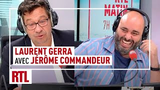 Chronique de Laurent Gerra avec Jérôme Commandeur [upl. by Lanny193]