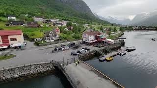 Olden Norway cruise Port  Farewell song [upl. by Accissej]