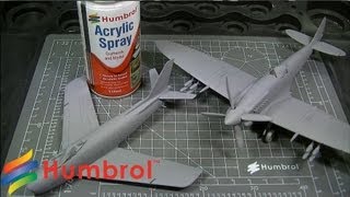 Humbrol  How To Use  Spray Primer [upl. by Ahseei9]