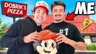 I Was Worlds First David Dobriks Pizza Customer [upl. by Cadel]