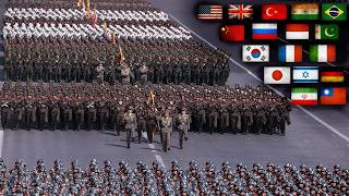 50 Most Powerful Armies in the World  Military Ranking [upl. by Adiraf]