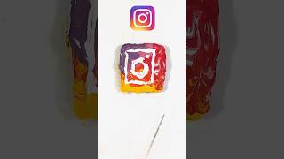 What Color Do Mixed Logo Make Social Media Edition colormixing satisfying asmrart asmr [upl. by Tengler749]