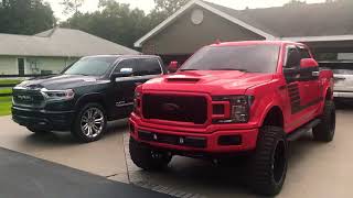 2019 Ram limited 3512524 vs 2018 Ford F150 lifted special edition 3255022 [upl. by Anazraf]