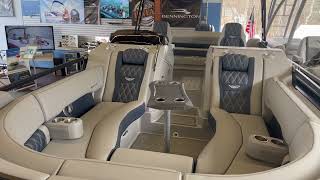 24RTSBSP Bennington Bowrider Pontoon  Interior Walkthrough  2023 Inventory [upl. by Toni]