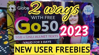 HOW TO CLAIM FREE GLOBE GOSURF50 FOR NEW USERS shorts gosurf50 globefreebies [upl. by Llewen]