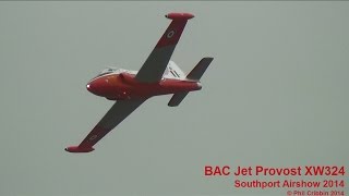 Jet Provost Display at Southport Airshow 2014 [upl. by Atsilac849]