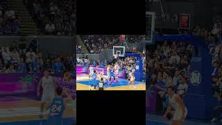 Philippines Kai Sotto Slam Dunk vs New Zealand Tall Blacks gilaspilipinas fibaasia kaisotto [upl. by Anaizit]