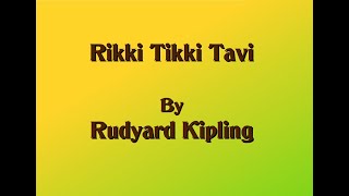 Rikki Tikki Tavi By Rudyard Kipling an Audiobook with Storyman [upl. by Lai]