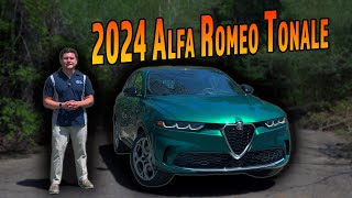 Alfas Smallest SUV Is a Big Deal  2024 Alfa Romeo Tonale First Drive [upl. by Dirfliw]