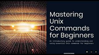 Getting Started with Unix A Beginners Guide to Command Line Basics [upl. by Eem]