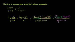 Dividing and Simplifying Rational Expressions [upl. by Illona]