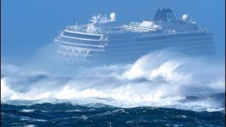 CRUISE SHIPS Caught EXTREMELY STORM [upl. by Eniawed]