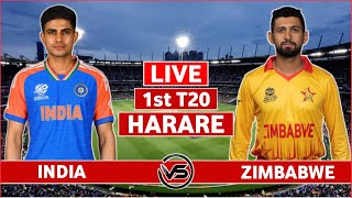 India vs Zimbabwe 1st T20 Live Scores  IND vs ZIM 1st T20 Live Scores amp Commentary  India Bowling [upl. by Ewold]