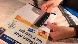 Filofaxiness  Tips and Tricks How to Punch Holes in your Inserts without a Filofax Hole Punchwmv [upl. by Ahsekar109]