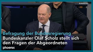 Zusammenfassung der Befragung von Bundeskanzler Olaf Scholz am 041224 [upl. by Niels]