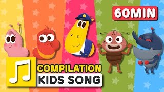 Larva KIDS WHEELS ON THE BUS and other songs from Larva KIDS  27 English Kids Songs  60 minutes [upl. by Evante]