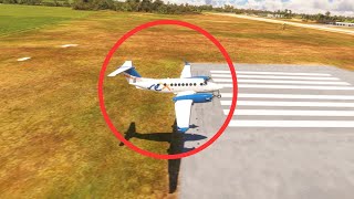 Whoopsie Doodle REX Airlines King Air 350i Landing at King Island Airport in MSFS 2020 [upl. by Enrico849]