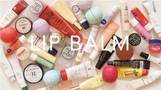 Product Pile Lip Balms  Drugstore and High End Collection [upl. by Dianna494]