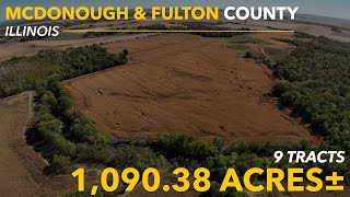 MPR Farms Aerial Tour  Tracts 89  McDonough amp Fulton County Illinois [upl. by Parthinia185]