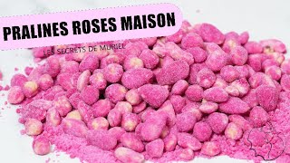 Recette de PRALINES roses maison [upl. by Estren693]