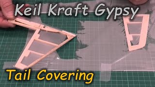 Keil Kraft Gypsy Build Series  Pt 12 Covering the Tail Assembly  1949 Design by Bill Dean [upl. by Pickett657]