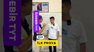 ÖZDEBİR 2025 TYT İLK PROVA [upl. by Farnham]