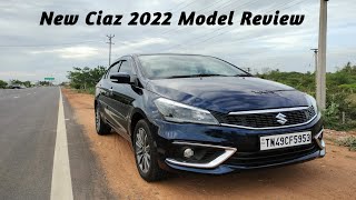 Maruti New Ciaz Alpha 2022 model  Full detailed review [upl. by Aphra]