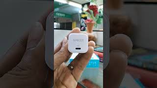 ব্যবহার করেন নিশ্চিন্তে 🥰Anker 20w powerPort  20W cube  PD USB c  Fast charging Atepter [upl. by Aihc]