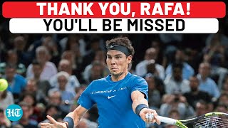 Rafael Nadal Retires 22Time Grand Slam Champion Makes Emotional Exit A Look At His Journey [upl. by Aekim202]