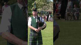 Huntly pipeband The Gardens of Skye slow air during 2023 Oldmeldrum highlandgames shorts [upl. by Lovering]