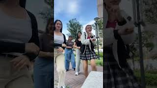 Asuka pero ung nsa likod kasuka charizzz aq pla un 😅🤣🥰🥰moresubscribers danceitsforfun minivlog [upl. by Berthoud61]