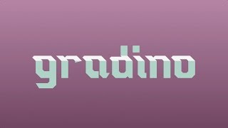 Introducing Gradino Animated Typeface for After Effects [upl. by Ahsinyd]