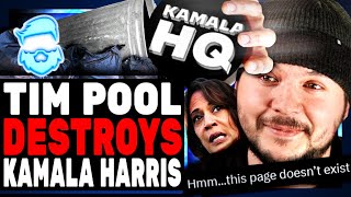 Kamala Harris SUED By Tim Pool amp HE JUST WON Humiliating Perhaps Very Expensive Loss For Kamala [upl. by Jacquet811]