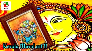 Kerala Mural Painting  Mural art for beginners  How To Draw Mural Paintings  Niviz Ep 38 [upl. by Arykahs]