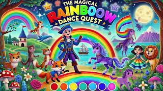 🌈 The Magical Rainbow Dance Quest  Fun Colors and Counting Adventure for Kids ✨🎶 [upl. by Zink934]