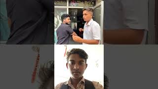 Me in barber shop vs me at home 🙂 the most viral comedy 🔥 shorts ravireaction [upl. by Annav177]