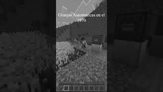 Granjas Automáticas en el 1870 meme humor minecraft short viral [upl. by Atsyrc]