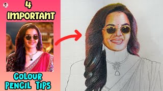 Tips for colour pencil drawing tamil  colourpencildrawing drawingtips [upl. by Hannahc]