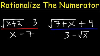 Rationalize The Numerator [upl. by Leyla]