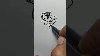 MAN RUNNING HOLDING PLACARD drawing runningman artdrawing youtubevideo yt subscribemychannel [upl. by Gervase]